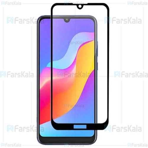 محافظ صفحه نمایش تمام چسب با پوشش کامل Full Glass Screen Protector For Huawei Y5 2019/Y5 Prime 2019/Honor 8s
