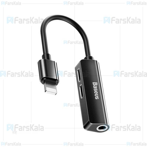 مبدل لایتنینگ به جک 3.5 میلی‌متری بیسوس Baseus Audio Converter L52