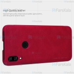 کیف محافظ چرمی نیلکین هواوی Nillkin Qin Case For Huawei P Smart Z 2019