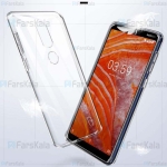 قاب محافظ ژله ای 5 گرمی نوکیا Clear Jelly Case For Nokia 3.1 Plus / Nokia X3