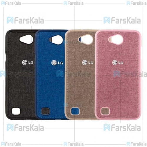 قاب محافظ طرح پارچه ای ال جی Cloth Protective Case For LG X Power 2