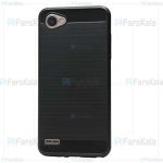 قاب محافظ ژله ای ال جی Fiber Carbon Rugged Armor Case For LG Q6