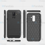 قاب محافظ ژله ای سامسونگ Fiber Carbon Rugged Armor Case For Samsung Galaxy A6 Plus 2018