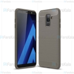 قاب محافظ ژله ای سامسونگ Fiber Carbon Rugged Armor Case For Samsung Galaxy A6 Plus 2018