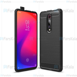 قاب محافظ ژله ای شیائومی Fiber Carbon Rugged Armor Case For Xiaomi Redmi K20 / K20 Pro
