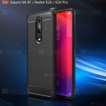 قاب محافظ ژله ای شیائومی Fiber Carbon Rugged Armor Case For Xiaomi Redmi K20 / K20 Pro