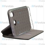 کیف محافظ چرمی سامسونگ Leather Standing Magnetic Cover For Samsung Galaxy A20