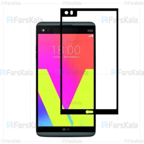 محافظ صفحه نمایش با پوشش کامل ال جی 3D Full Glass Screen Protector For LG V20