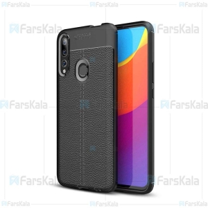 قاب ژله ای طرح چرم هواوی Y9 Prime 2019 مدل Auto Focus