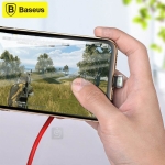 کابل 2 متری لایتنینگ بیسوس Baseus Green U-shaped lamp Mobile Game Cable 2M