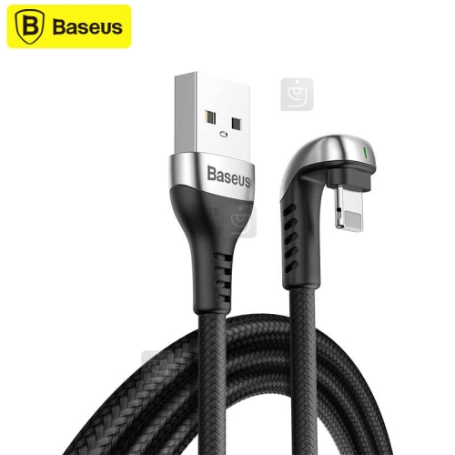 کابل 2 متری لایتنینگ بیسوس Baseus Green U-shaped lamp Mobile Game Cable 2M