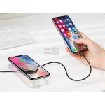کابل و شارژر وایرلس بیسوس Baseus IP Cable Wireless Charger WXCA-01