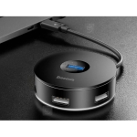 هاب 5 پورت بیسوس Baseus Round Box Hub Adapter USB 3.0 Cahub-F01