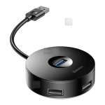 هاب 5 پورت بیسوس Baseus Round Box Hub Adapter USB 3.0 Cahub-F01