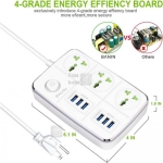سه راهی برق وشارژ باوین دارای 6 پورت Bavin PC588 Power Strip USB