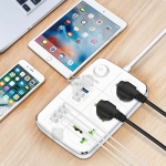 سه راهی برق وشارژ باوین دارای 6 پورت Bavin PC588 Power Strip USB