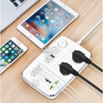 سه راهی برق وشارژ باوین دارای 6 پورت Bavin PC588 Power Strip USB