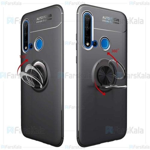 قاب محافظ ژله ای هواوی Becation A.F Magnetic Ring Case For Huawei Nova 5i / P20 Lite 2019