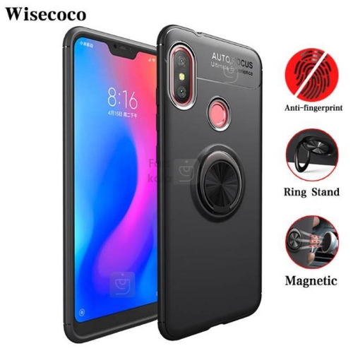 قاب ژله ای طرح چرم انگشتی شیائومی Becation A.F Magnetic Ring For Xiaomi Redmi S2