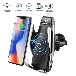 هولدر و شارژر وایرلس هوشمند Crystal Digital S5 Wireless Charger