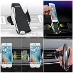 هولدر و شارژر وایرلس هوشمند Crystal Digital S5 Wireless Charger