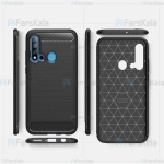 قاب محافظ ژله ای هواوی Fiber Carbon Rugged Armor Case For Huawei Nova 5i / P20 Lite 2019