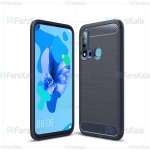 قاب محافظ ژله ای هواوی Fiber Carbon Rugged Armor Case For Huawei Nova 5i / P20 Lite 2019