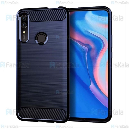 قاب محافظ ژله ای هواوی Fiber Carbon Rugged Armor Case For Huawei P Smart Z 2019
