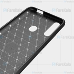 قاب محافظ ژله ای هواوی Fiber Carbon Rugged Armor Case For Huawei Y9 Prime 2019