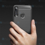 قاب محافظ ژله ای هواوی Fiber Carbon Rugged Armor Case For Huawei Y9 Prime 2019