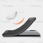 قاب محافظ ژله ای شیائومی Fiber Carbon Rugged Armor Case For Xiaomi Mi CC9