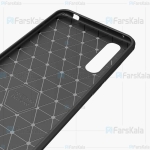 قاب محافظ ژله ای شیائومی Fiber Carbon Rugged Armor Case For Xiaomi Mi CC9