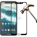 محافظ صفحه نمایش تمام چسب با پوشش کامل Glass Screen Protector For Motorola One Power / P30 Note