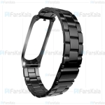 بند فلزی دستبند سلامتی شیائومی Metal Strap For Xiaomi Mi Band 4 / 3
