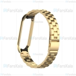 بند فلزی دستبند سلامتی شیائومی Metal Strap For Xiaomi Mi Band 4 / 3