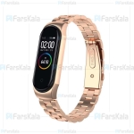 بند فلزی دستبند سلامتی شیائومی Metal Strap For Xiaomi Mi Band 4 / 3