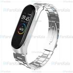 بند فلزی دستبند سلامتی شیائومی Metal Strap For Xiaomi Mi Band 4 / 3