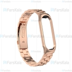 بند فلزی دستبند سلامتی شیائومی Metal Strap For Xiaomi Mi Band 4 / 3