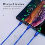 کابل شارژ سه سر نیلکین Nillkin Swift 3-in-1 Cable 1.5m