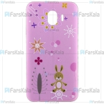 قاب محافظ طرح دار سامسونگ Patterned Protective Frame Case For Samsung Galaxy J4 2018