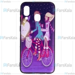 قاب محافظ طرح دار سامسونگ Patterned protective frame Case For Samsung Galaxy A40