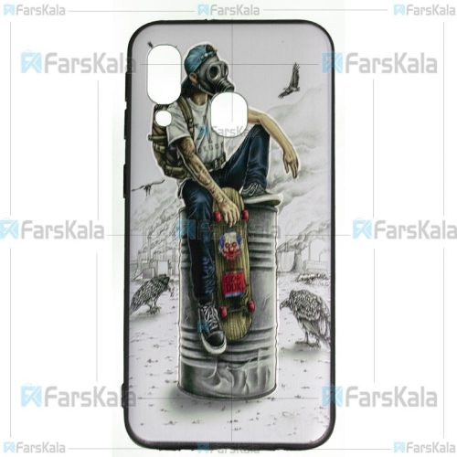 قاب محافظ طرح دار سامسونگ Patterned protective frame Case For Samsung Galaxy A40
