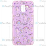 قاب محافظ طرح دار سامسونگ Patterned protective frame Case For Samsung Galaxy J6