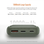 پاوربانک فست شارژ 10000 راک ROCK RMP0398 Mini Power Bank USB C PD QC3.0 10000mAh18 Watt Quick Charge Fast Charging