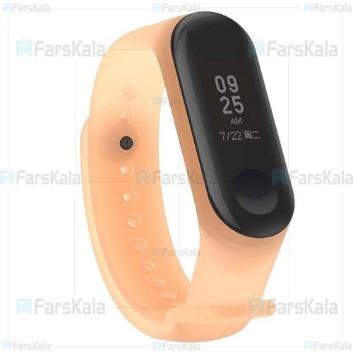 بند سیلیکونی دستبند سلامتی شیائومی Xiaomi Mi Band 4 Transparent Silicone Band