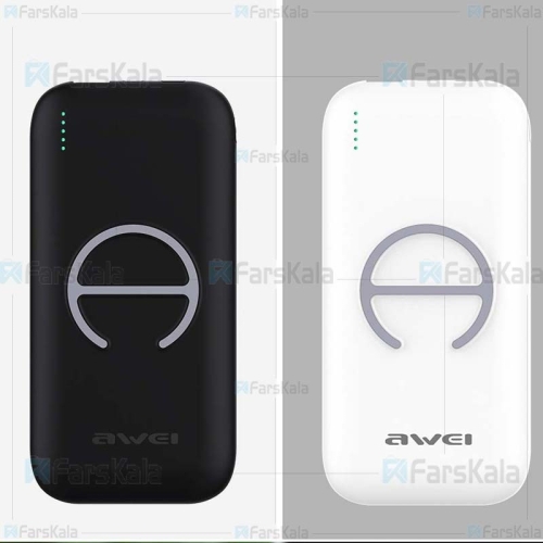 پاوربانک وایرلس 12000 میلی آمپر اوی Awei P21K Wireless Power Bank