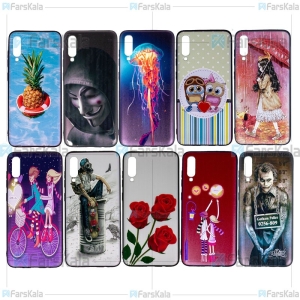 قاب محافظ طرح دار سامسونگ Patterned protective frame Case For Samsung Galaxy A70