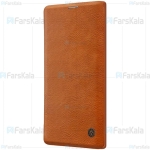 کیف محافظ چرمی نیلکین سامسونگ Nillkin Qin Case For Samsung Galaxy Note 10 Plus