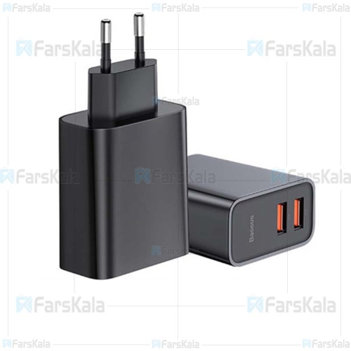 شارژر دیواری دو پورت بیسوس Baseus Speed PPS QC3.0 CCFS-E01 30W