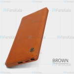 کیف محافظ چرمی نیلکین سامسونگ Nillkin Qin Case For Samsung Galaxy Note 10 Plus